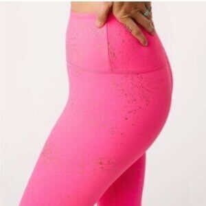 Zyia Active Hot Pink Stay Gold Light N Tight Leggings